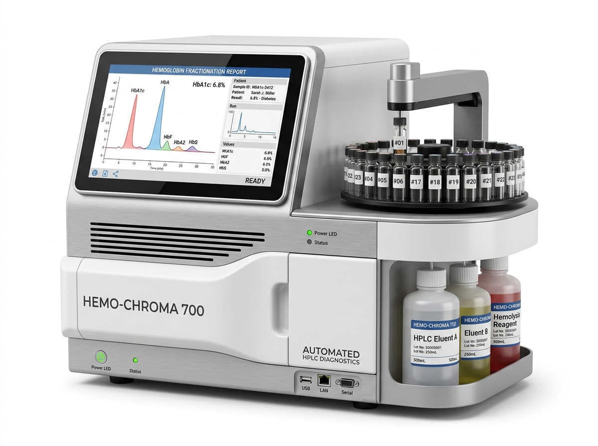Gold-Standard HbA1c & Thalassemia HPLC Analysis
